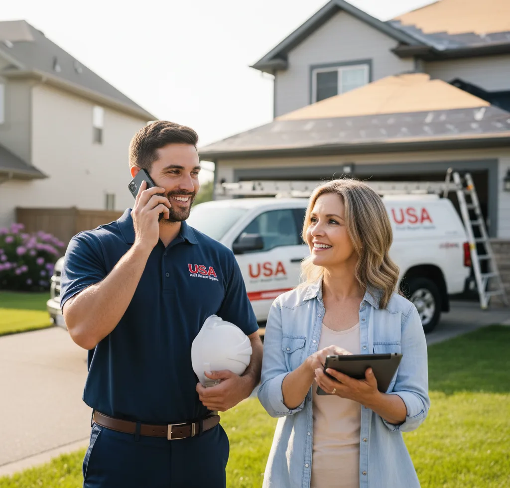 USA Roof Repair Experts customer support in Marion Station